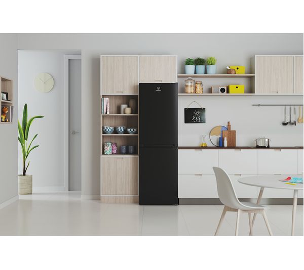 INDESIT IBTNF 60182 B UK 50 50 Fridge Freezer - Black