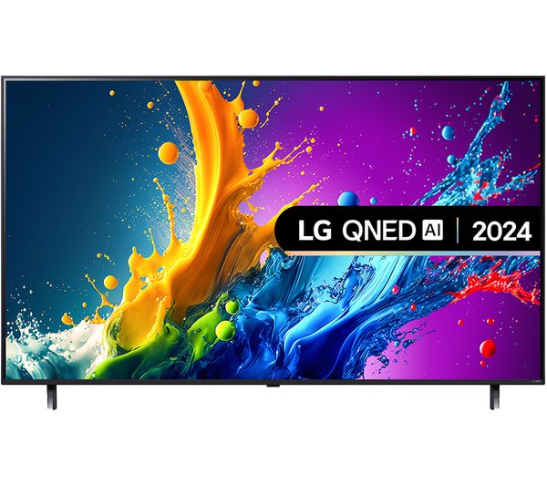 LG 55QNED80T6A 55 Smart 4K Ultra HD HDR QNED TV with Amazon Alexa