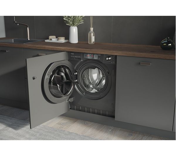 HAIER Series 4 HWQ90B416FWBR-UK Integrated 9 kg 1600 Spin Washing Machine