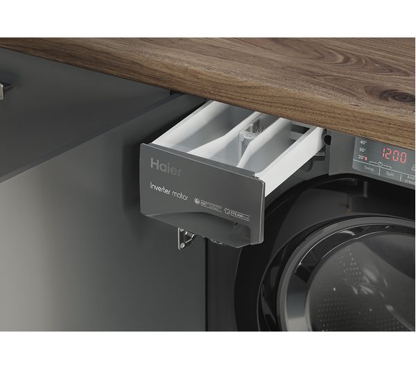 HAIER Series 4 HWQ90B416FWBR-UK Integrated 9 kg 1600 Spin Washing Machine