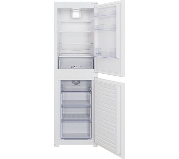 INDESIT No Frost IBC18 5050 F2 Integrated 50 50 Fridge Freezer - Sliding Hinge
