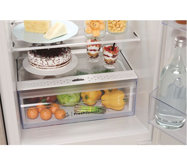 INDESIT No Frost IBC18 5050 F2 Integrated 50 50 Fridge Freezer - Sliding Hinge