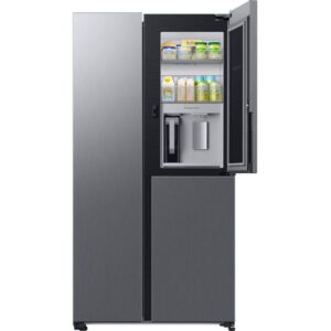 SAMSUNG Series 9 Beverage Center RH69DG893ES9EU American-Style Smart Fridge Freezer - Silver