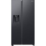 SAMSUNG SpaceMax RS65DG54M3B1EU American-Style Smart Fridge Freezer - Black