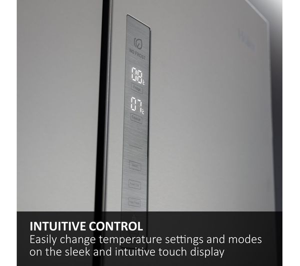 HAIER HDPW5620DNPK Smart 60 40 Fridge Freezer - Platinum Inox