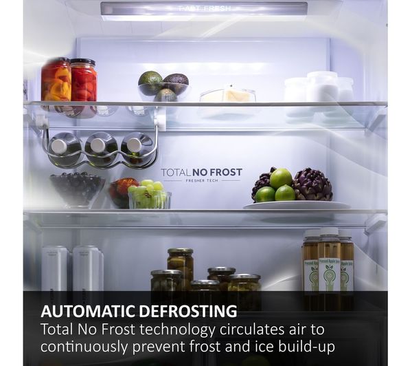 HAIER HDPW5620DNPK Smart 60 40 Fridge Freezer - Platinum Inox