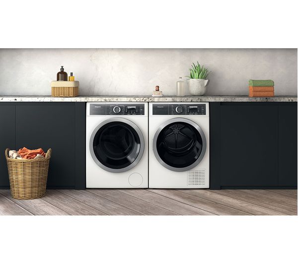 HOTPOINT Gentlepower H7 99 UK 9 kg 1400 Spin Washing Machine - White