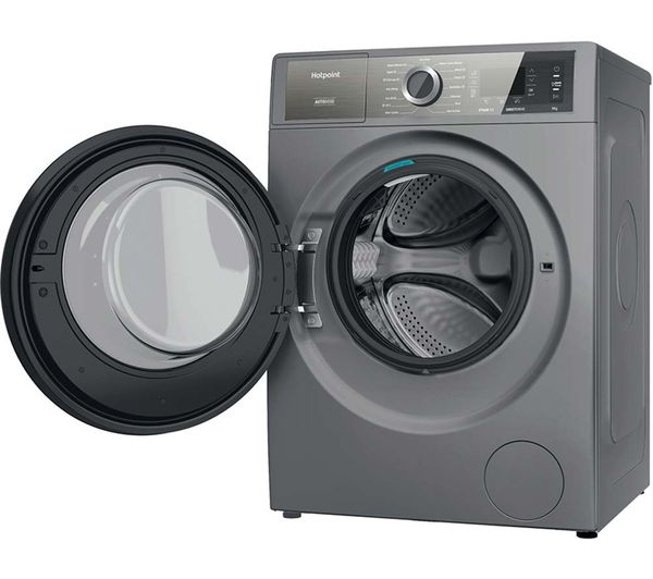 HOTPOINT Gentlepower H8 99ADS GPOWER UK 9 kg 1400 Spin Washing Machine - Silver
