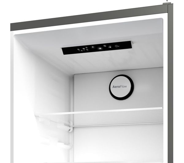 BEKO HarvestFresh AeroFlow CNG5603VG 70 30 Fridge Freezer - Graphite