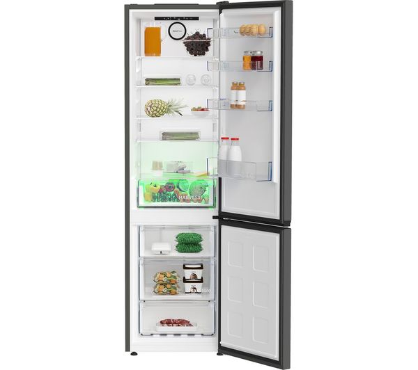 BEKO HarvestFresh AeroFlow CNG5603VG 70 30 Fridge Freezer - Graphite