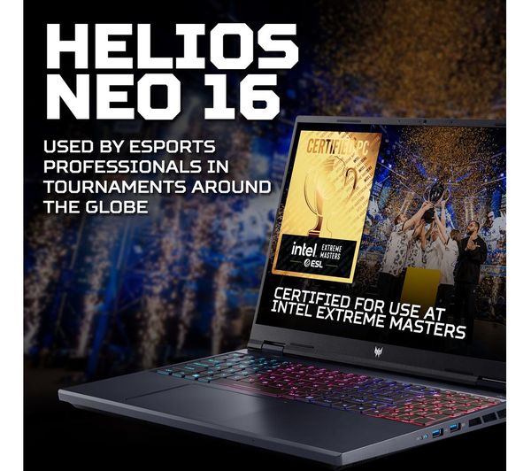 ACER Predator Helios Neo 16" Gaming Laptop - Intel® Core™ i7 RTX 4070 1 TB SSD