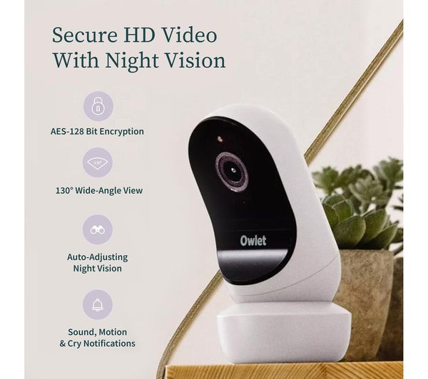 OWLET Baby Monitor Duo Smart Sock 3 & Cam 2 Bundle - Blue
