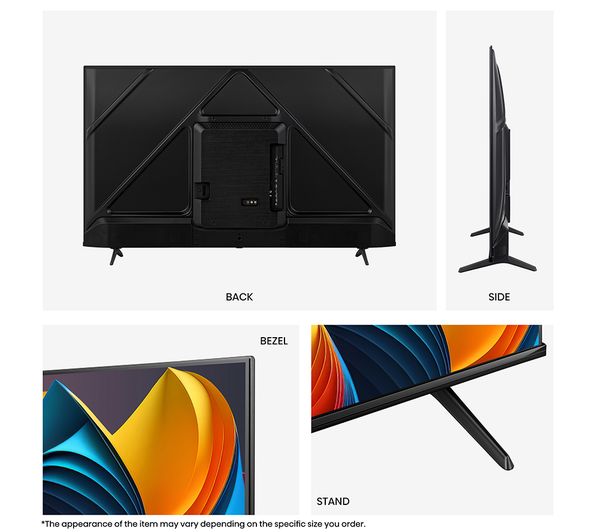 HISENSE 65E7NQTUK 65 Smart 4K Ultra HD HDR QLED TV with Amazon Alexa