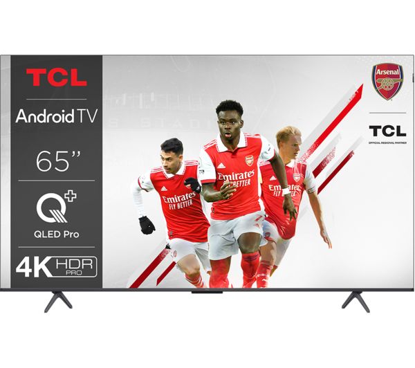 TCL 65C655K 65 Smart 4K Ultra HD HDR QLED TV with Google Assistant & Amazon Alexa