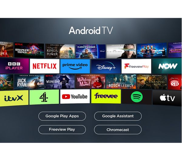 TCL 65C655K 65 Smart 4K Ultra HD HDR QLED TV with Google Assistant & Amazon Alexa