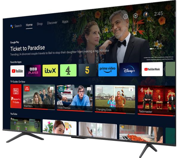 TCL 65C655K 65 Smart 4K Ultra HD HDR QLED TV with Google Assistant & Amazon Alexa