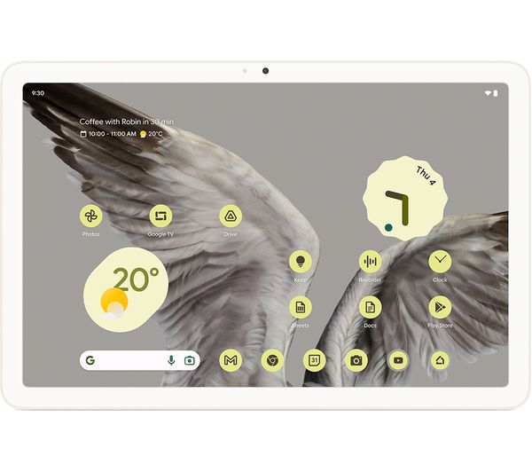 GOOGLE Pixel 11" Tablet - 128 GB Porcelain