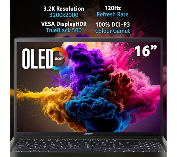 ACER Swift Edge 16" Laptop - AMD Ryzen 7 1 TB SSD Black