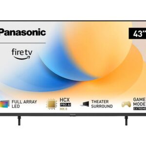 PANASONIC TV-43W90AEB 43 Smart 4K Ultra HD HDR LED TV with Amazon Alexa