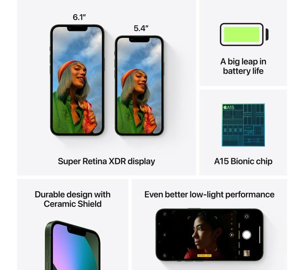 APPLE iPhone 13 - 128 GB Green