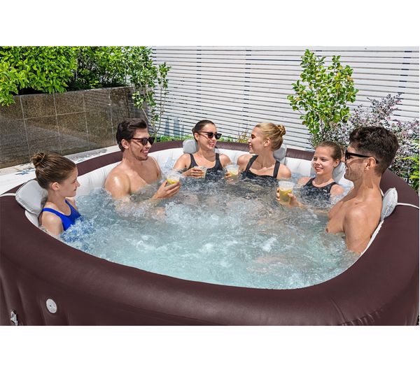 LAY-Z-SPA Maldives HydroJet Pro Inflatable Hot Tub - Magenta