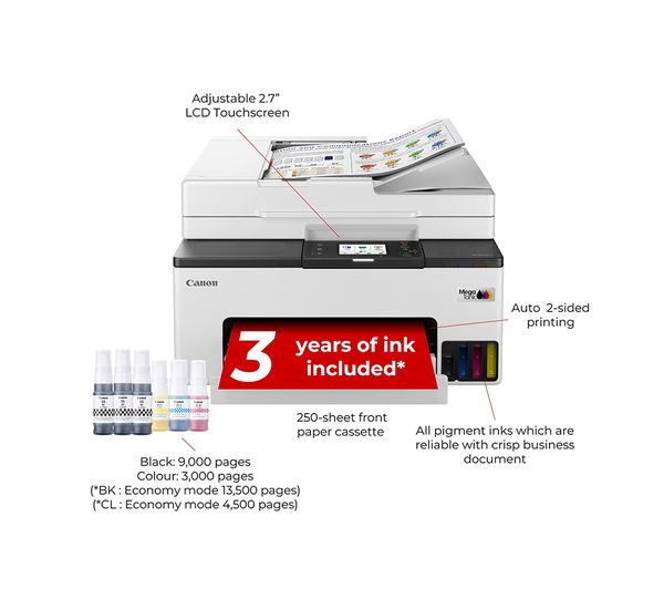 CANON MAXIFY GX2050 All-in-One Wireless Inkjet Printer with Fax