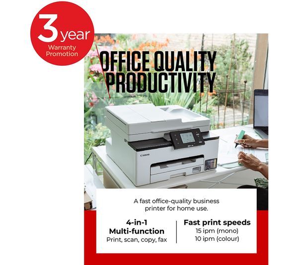 CANON MAXIFY GX2050 All-in-One Wireless Inkjet Printer with Fax