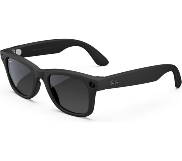 RAY-BAN Meta Wayfarer (Standard) Smart Glasses - Matte Black Polarised Gradient Graphite